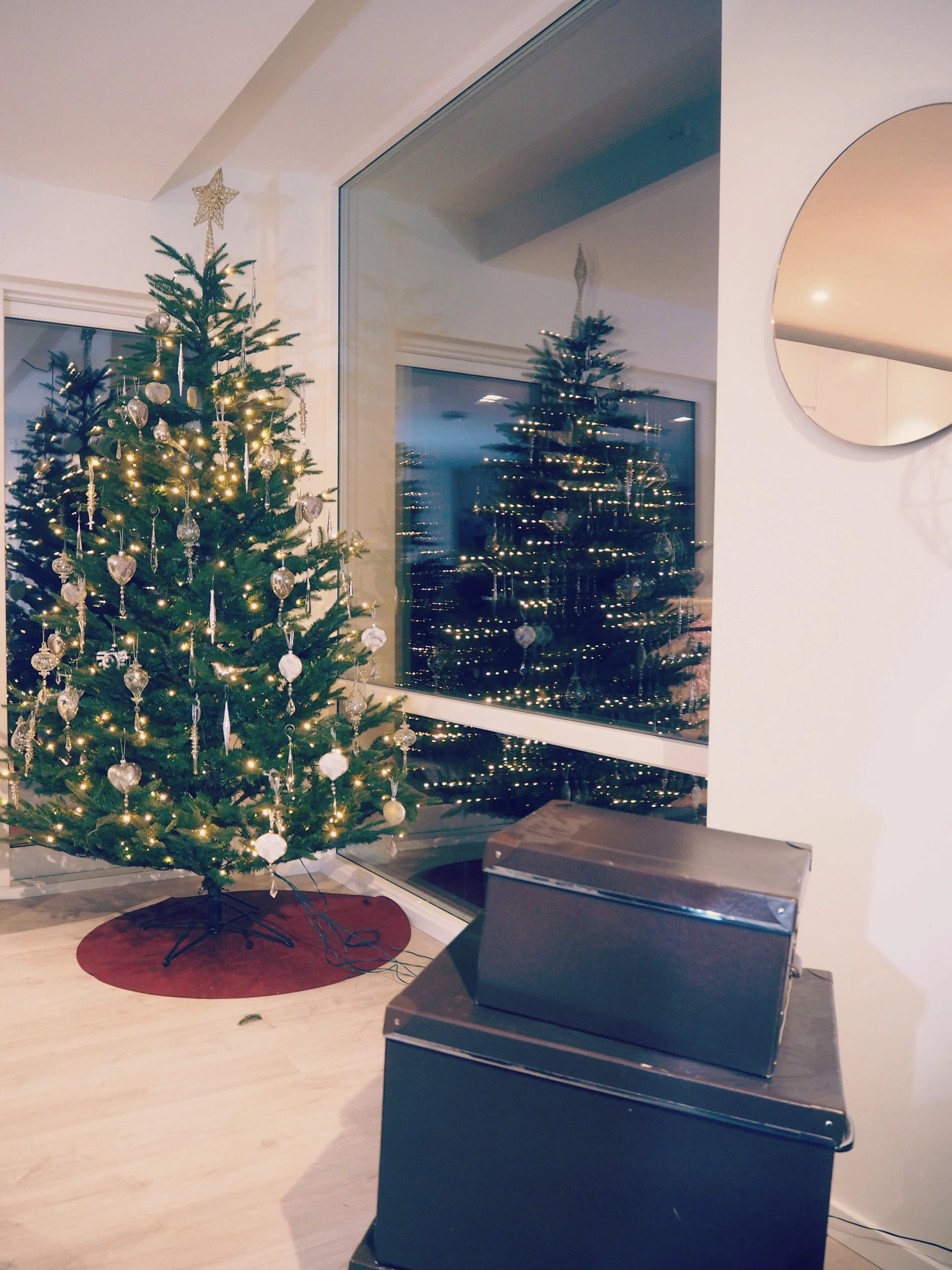 juletrepynting i funkishus