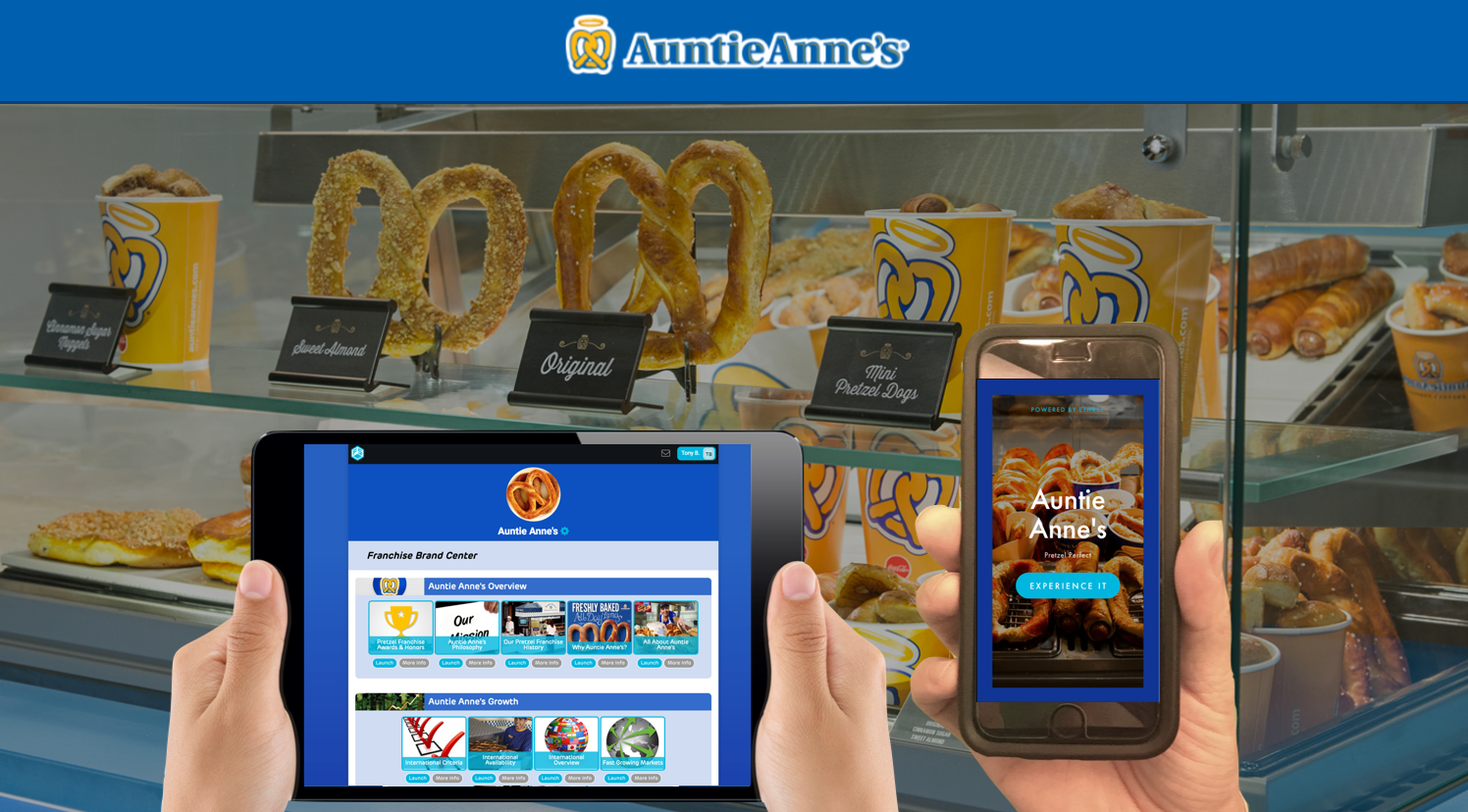 “Auntie” Anne and Jonas Beiler bought a stand in a farmer’s market and began selling the same Original Pretzel and lemonade that everyone knows and loves today.