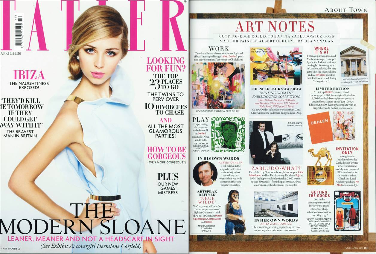 TATLER MAGAZINE, Art Notes: Writer