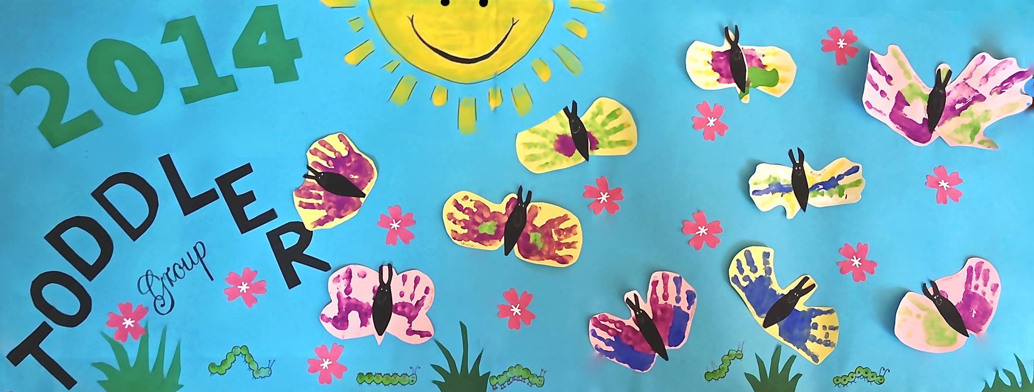 Poster made by the mums, carers & children of Finstock Toddler Group