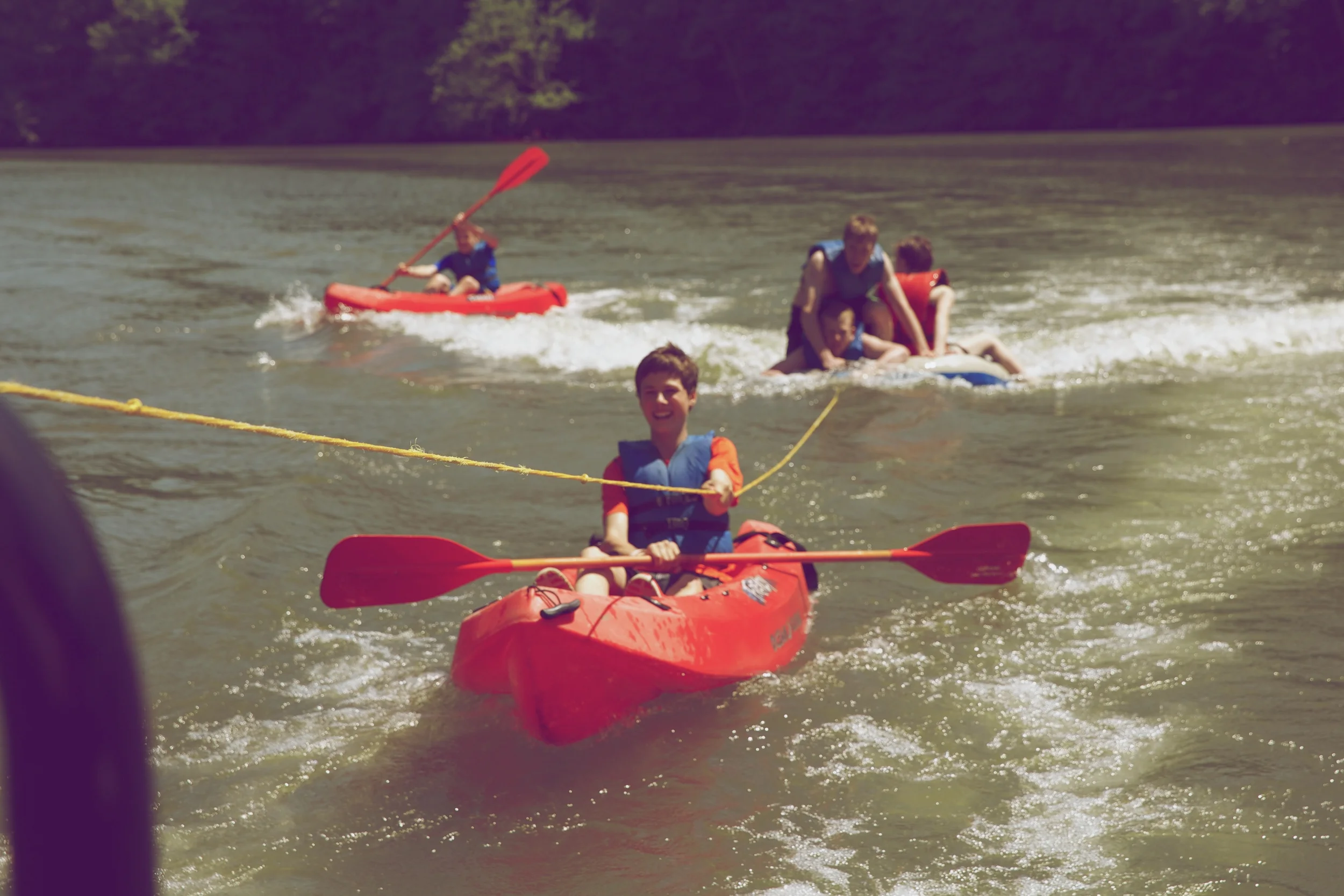 tired of rowing.