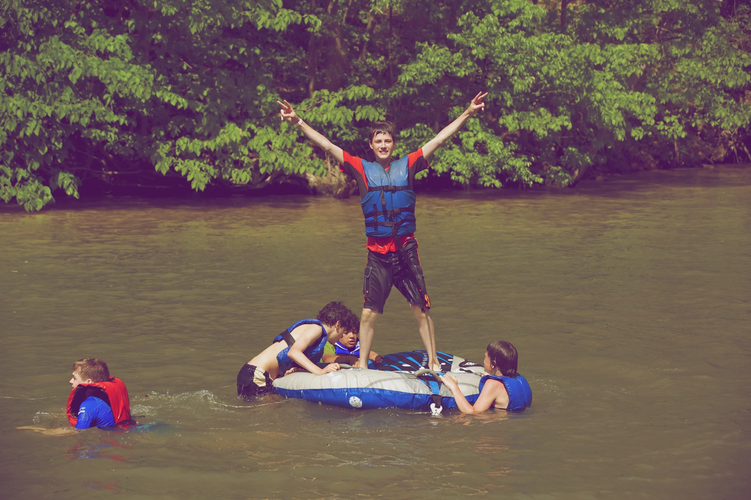 swimming spot.
