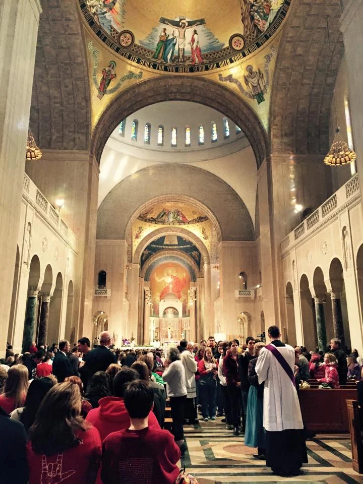Basilica of Immaculate Conception, Mass ending the Vigil for Life