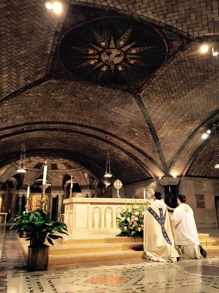 Morning Prayer with the Dominicans, Crypt of the Basilica in Washington DC