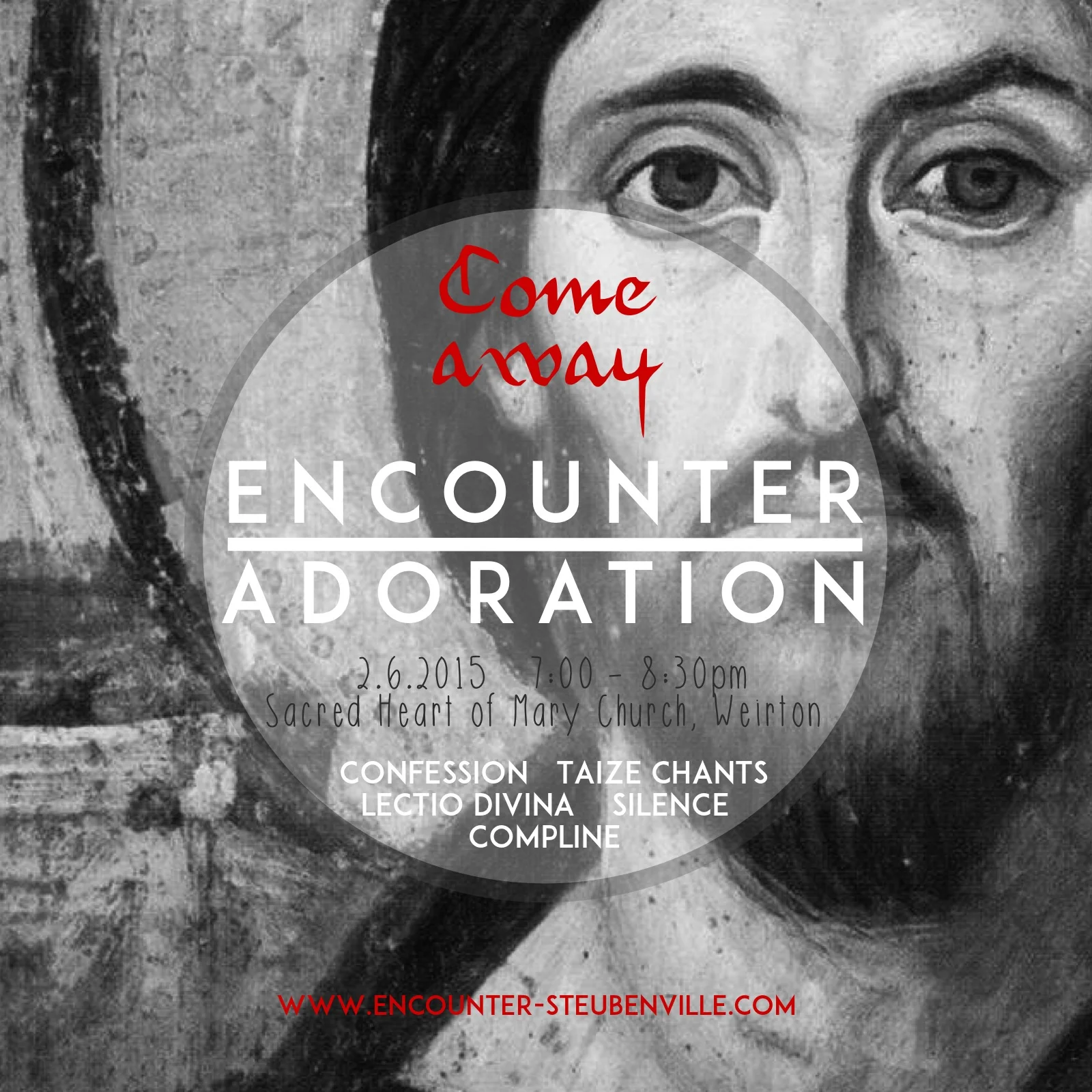 February 6, 2015: Adoration in Sacred Heart of Mary in Weirton, WV