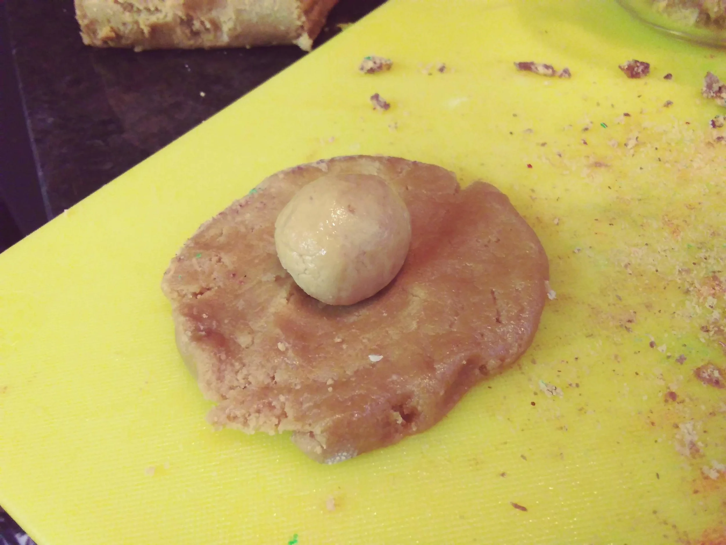 Peanut butter wrapped in peanut butter….whoa.