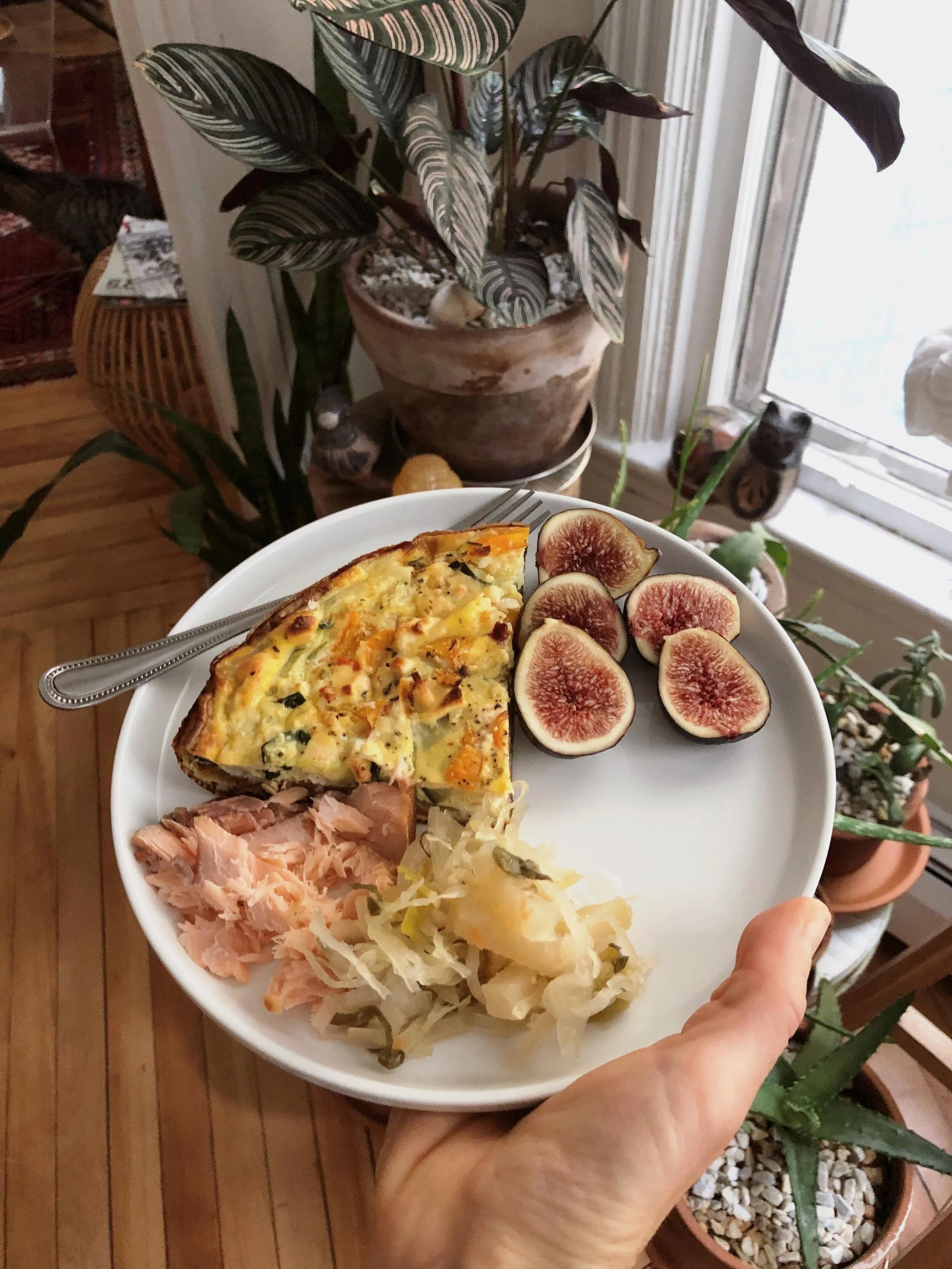 Quick Hit: Sweet Potato Crust Quiche