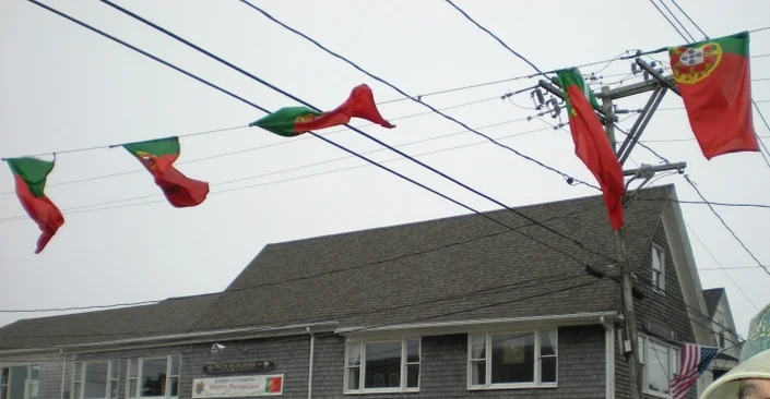 GETTIN' MY PORTUGUESE ON Let those Portuguese flags fly.