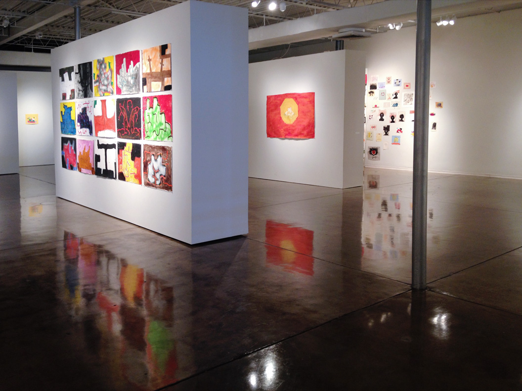 chuck webster @ ok contemporary, 2014 (partial view)