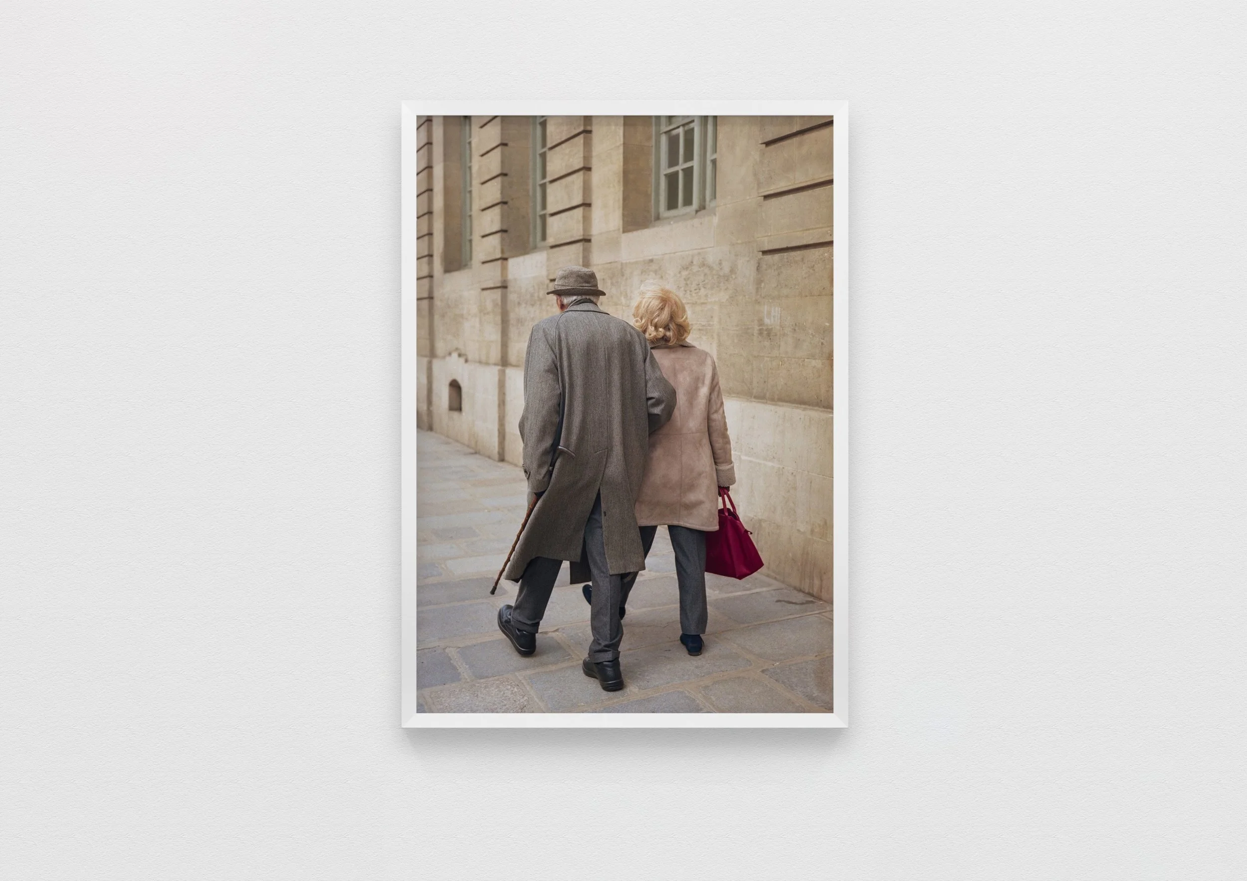 ‘passion,’ he replied when asked what made a relationship last. ‘trust,’ said his mistress. — a portrait of the happy couple. Paris, France 2019 50 x 70 Archival Print