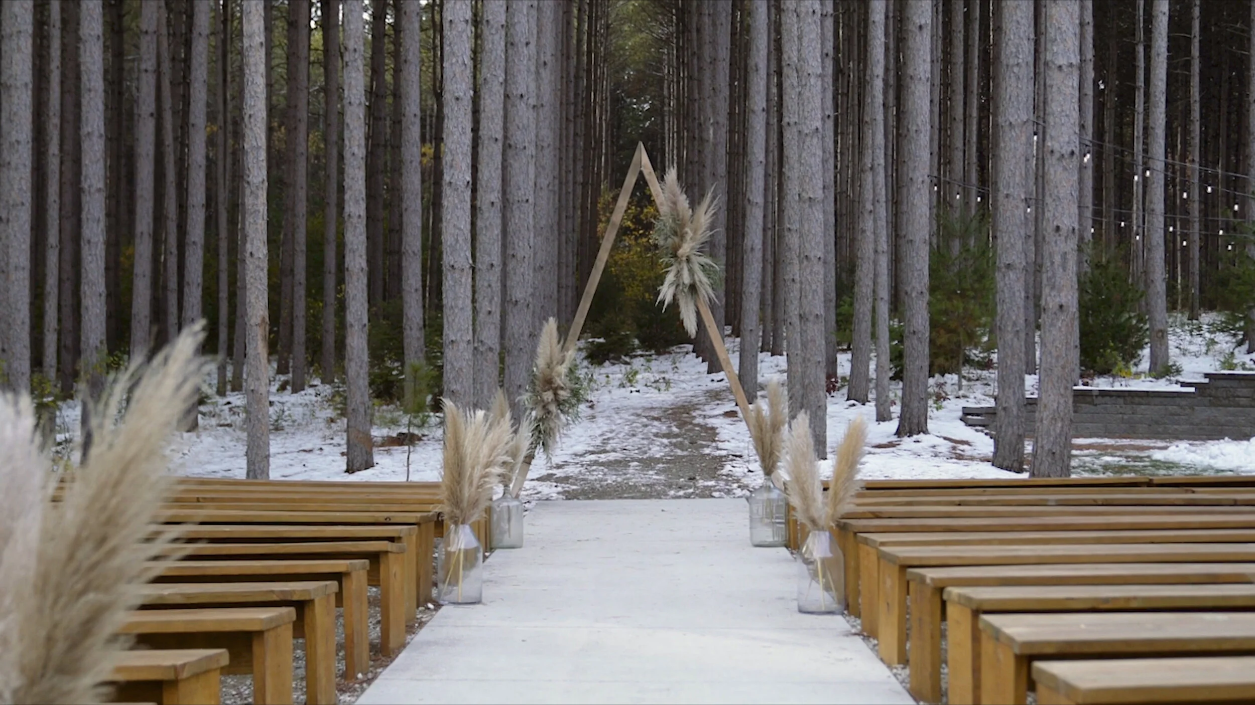 Tina + Alex's Cozy, Romantic Wedding at Pinewood - Minnesota Wedding Videographer