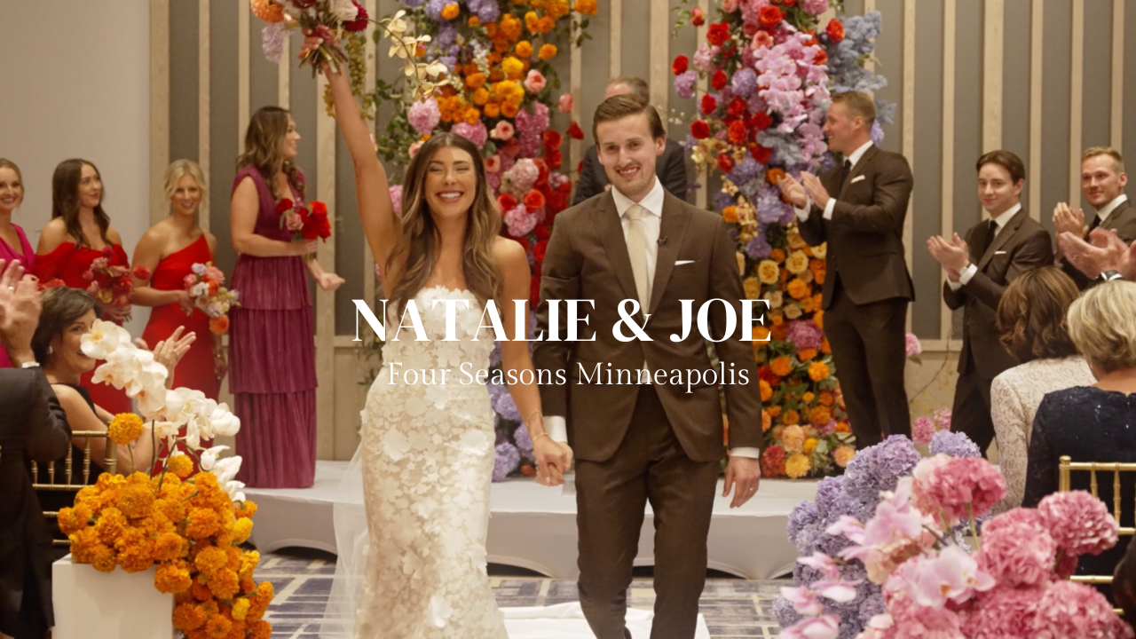 Natalie + Joe's Colorful Wedding at Four Seasons Minneapolis