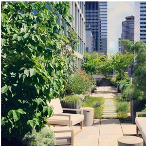 Terraces, Balconies, Roofgardens and… A SoHo Roof Terrace Garden for a Literary Editor, Designed