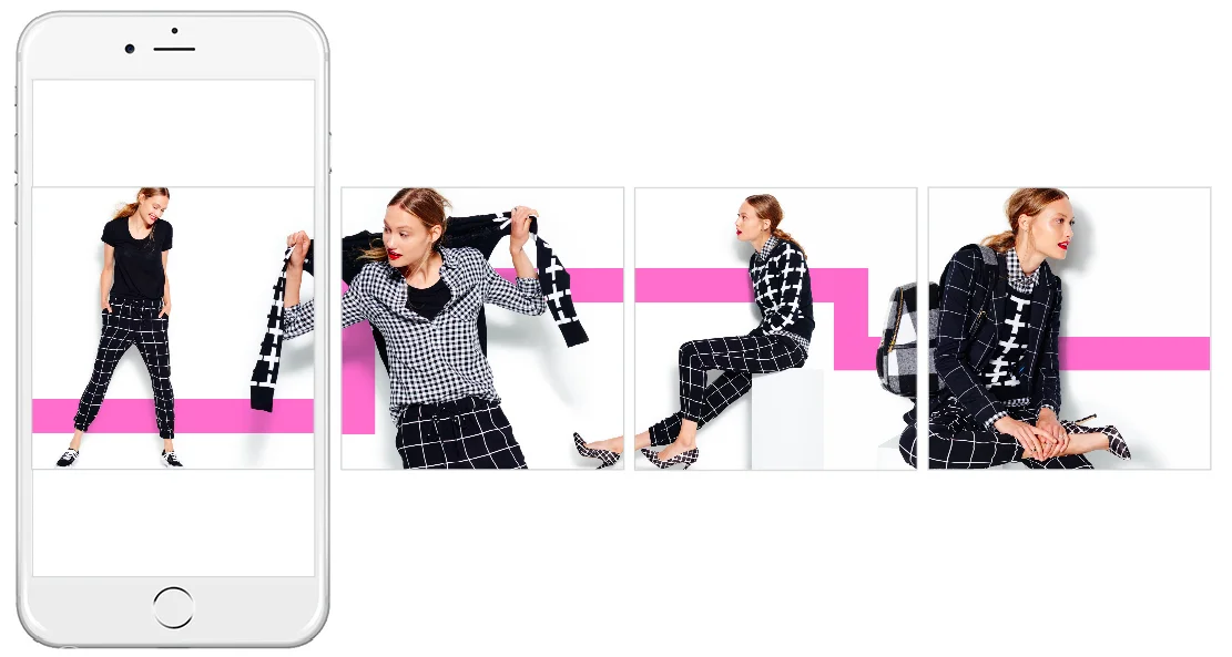 By the rules or break the rules: Swipe to see how to bring this black-and-white plaid look from max leisure to maxed out. 