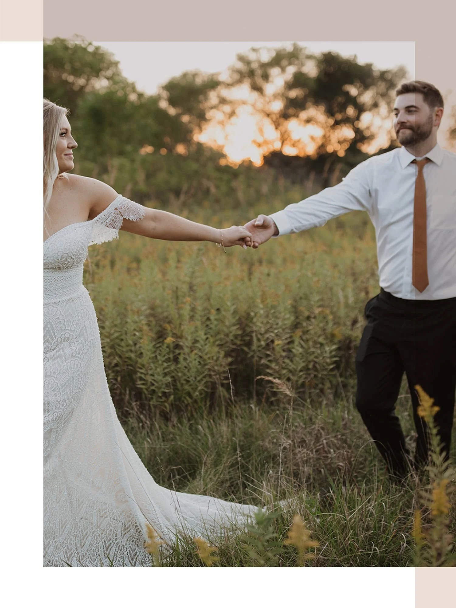Jake &amp; Marlee | Des Moines Boho Chic Outdoor Wedding