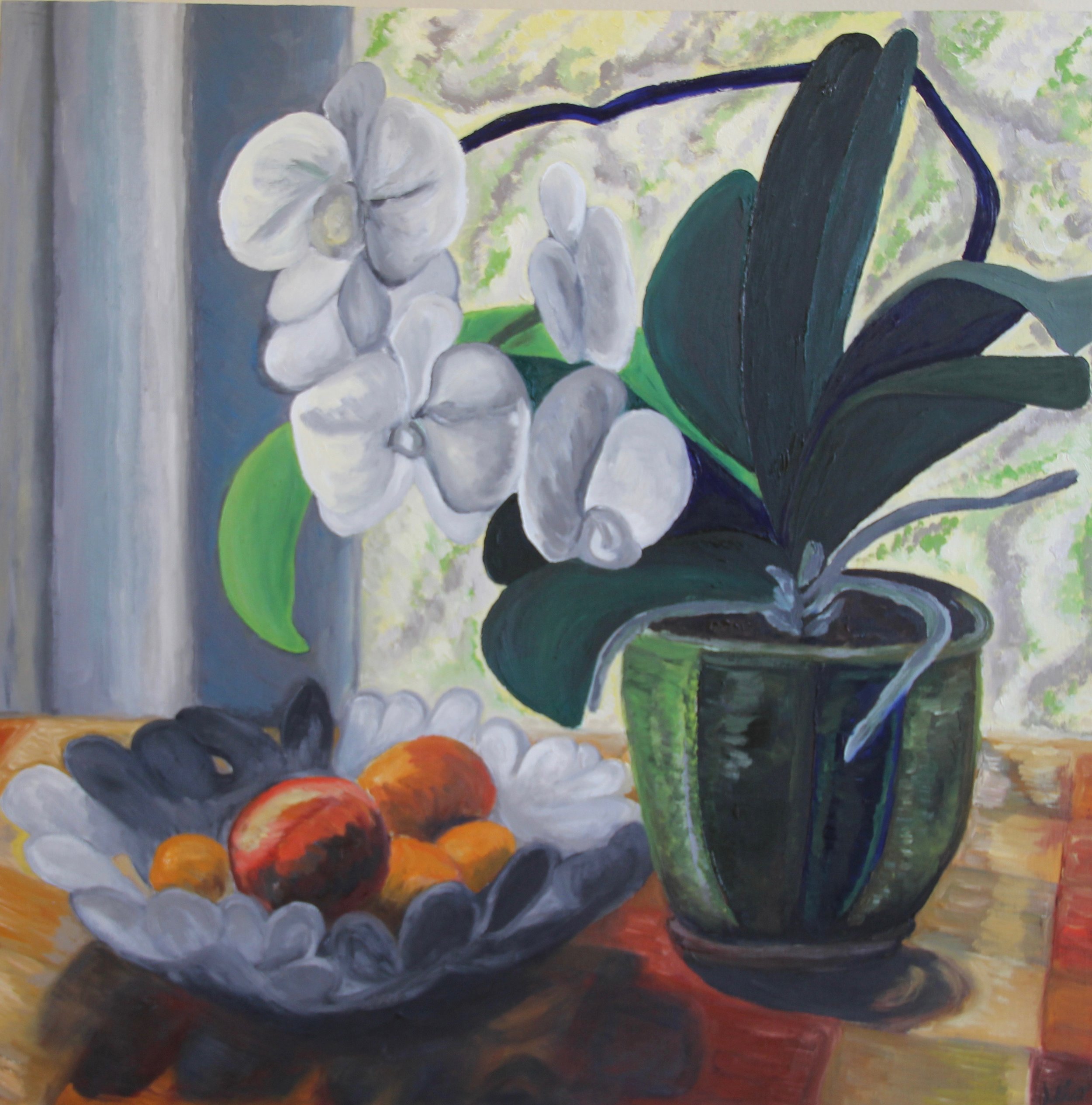 Orchid and fruits, 2015