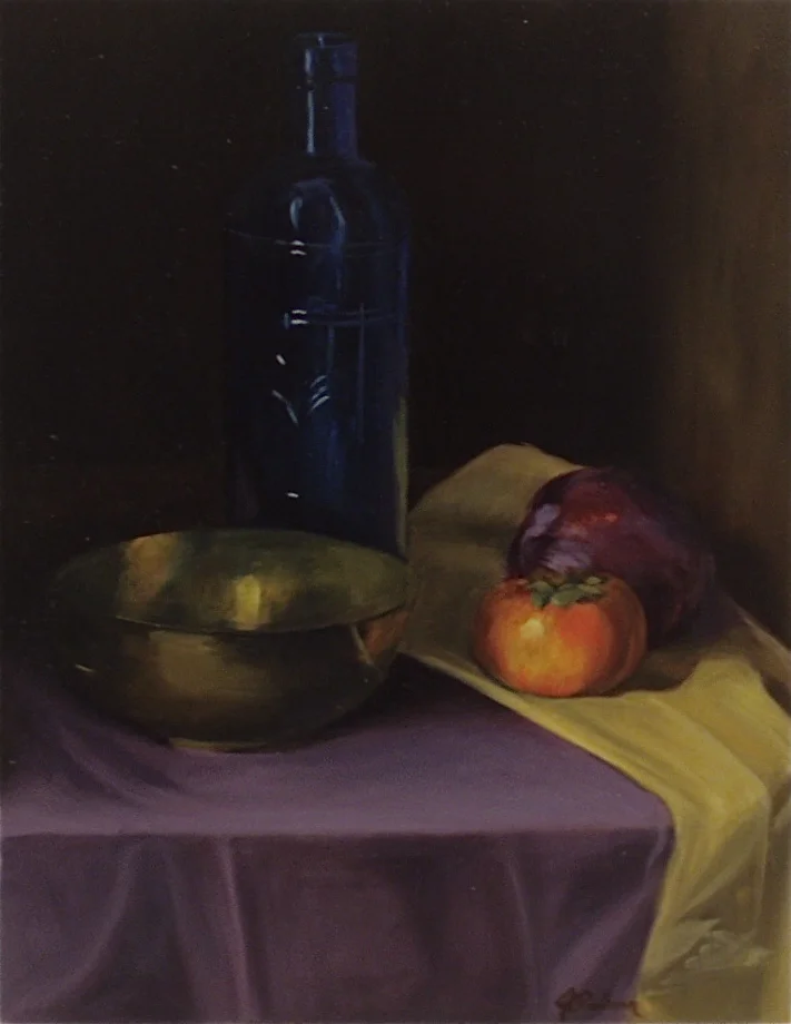 Still Life With Persimmon.JPG