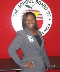 Proud Principal Gretchen Atkins-Brown