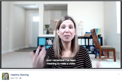 From Healthy Moving's Facebook page, 2017.