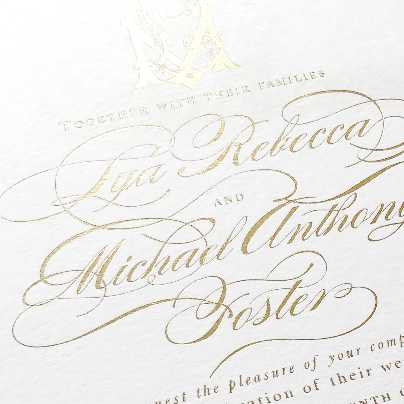 A sample of Foil Printing
