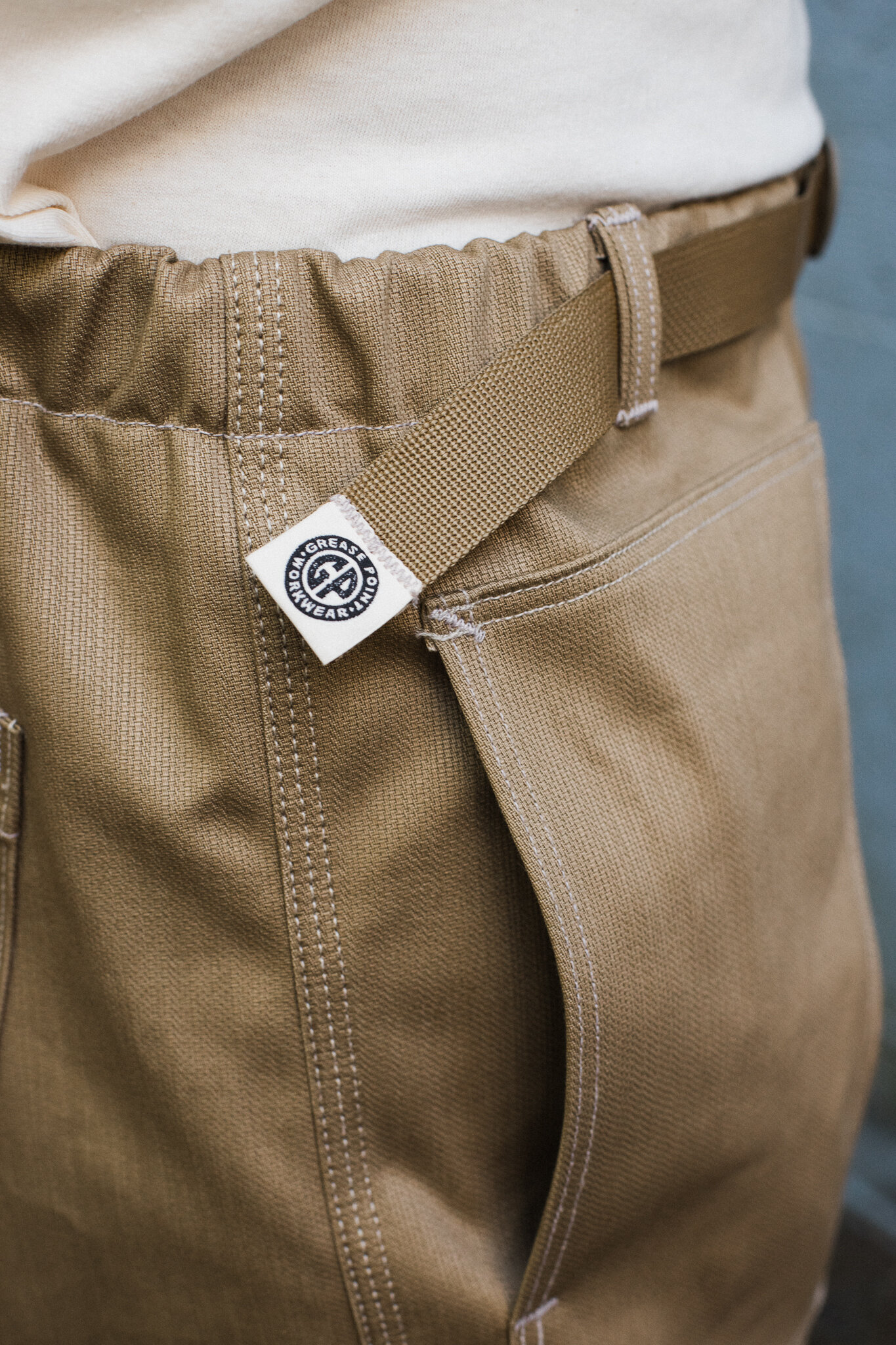 Easy Pant - 12 oz Tan Piqué — GREASE POINT WORKWEAR