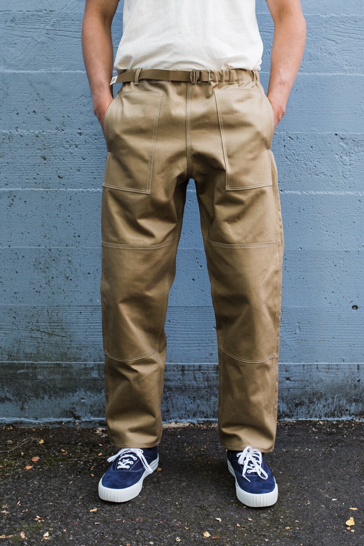 Easy Pant - 12 oz Tan Piqué — GREASE POINT WORKWEAR