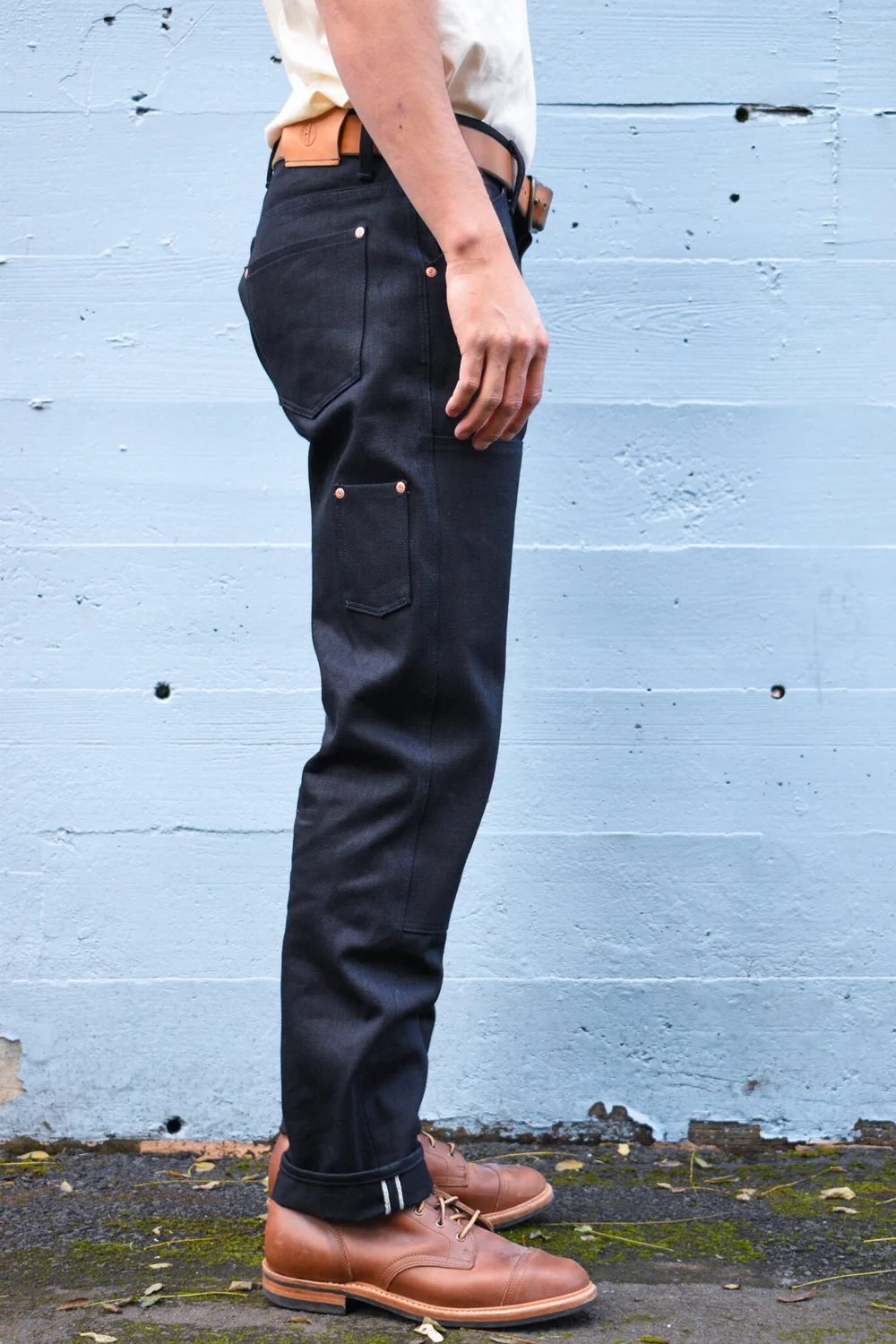 Work Jean - 14.5 oz Double Indigo Vidalia Mills Selvedge Denim 