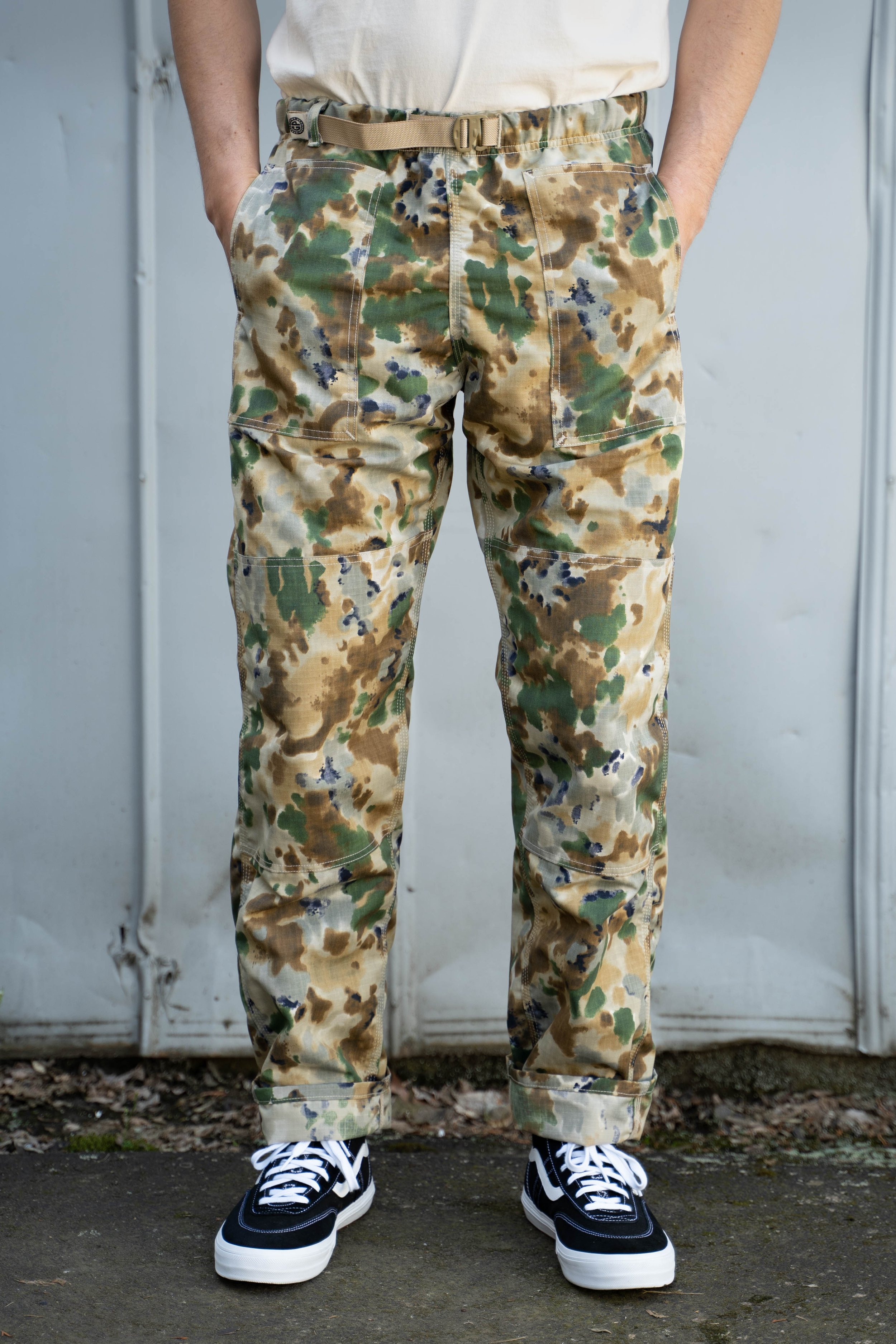 Easy Pant - 7 oz Watercolor Camo Ripstop — GREASE POINT WORKWEAR