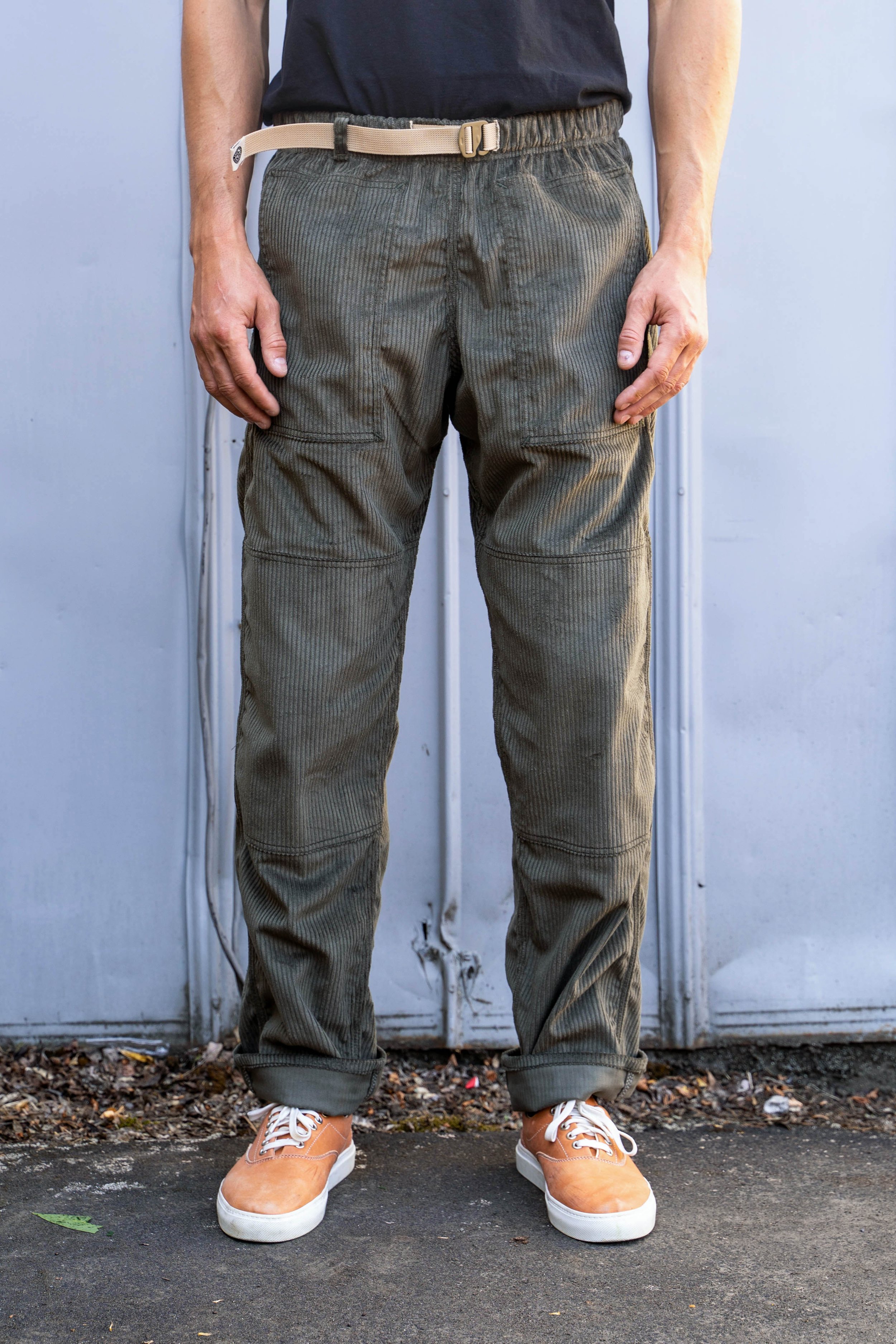 Easy Pant - 10 oz Olive Corduroy — GREASE POINT WORKWEAR