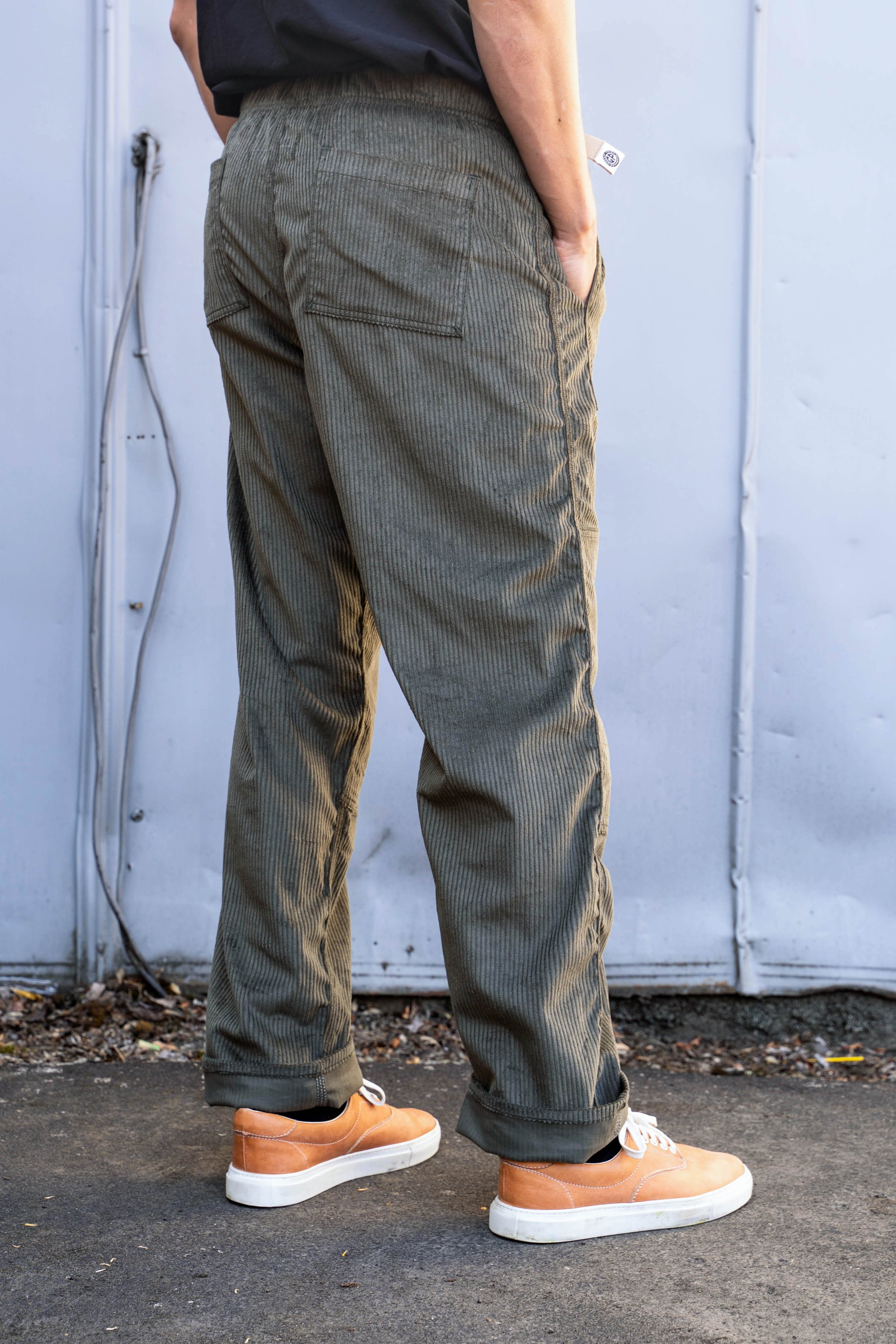 Easy Pant - 10 oz Olive Corduroy — GREASE POINT WORKWEAR