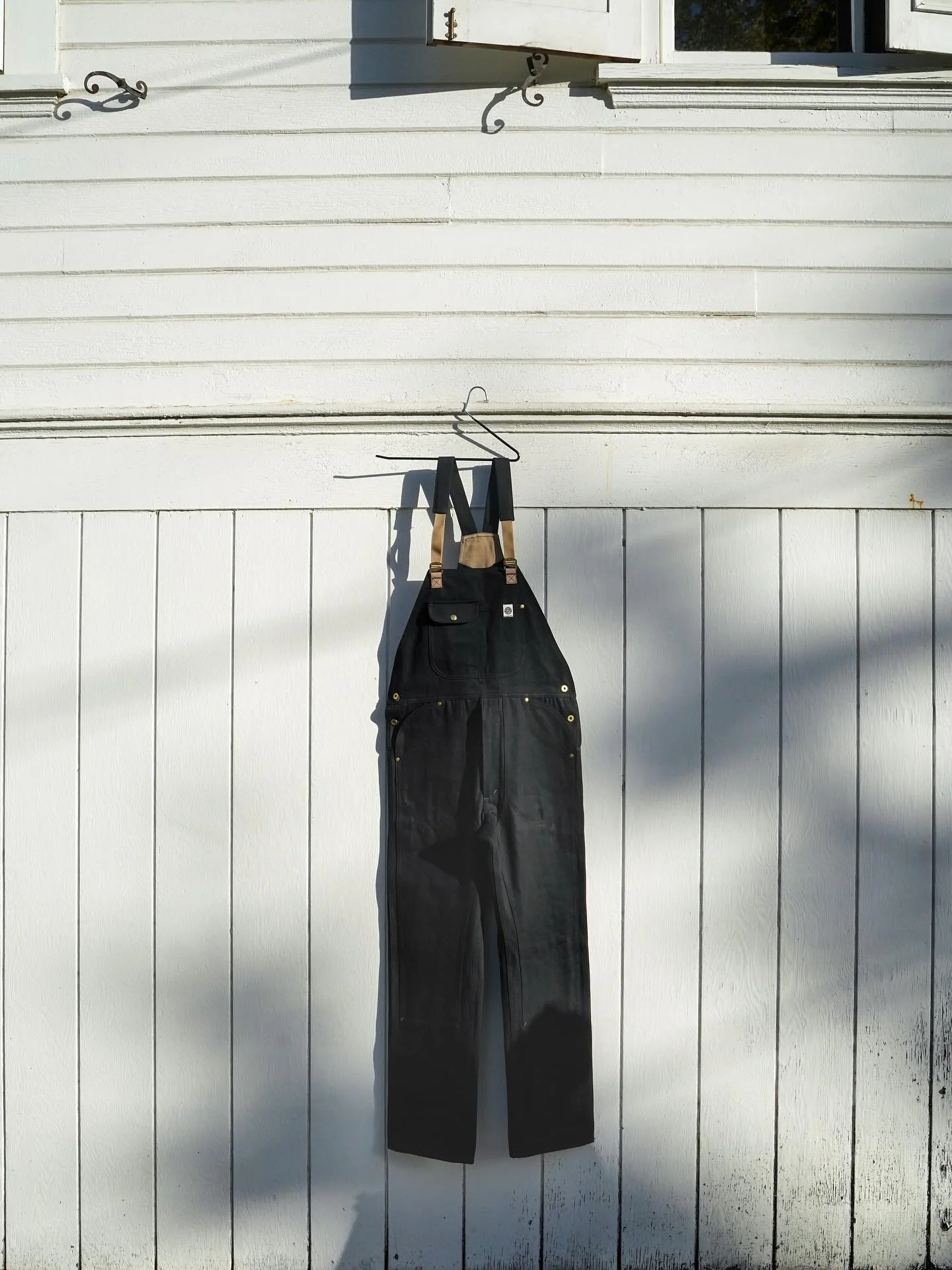 Preorder is open for the black GP Overall. Made with 13 oz denim from Japan and brass hardware from YKK. This will be the last overall preorder of 2025.