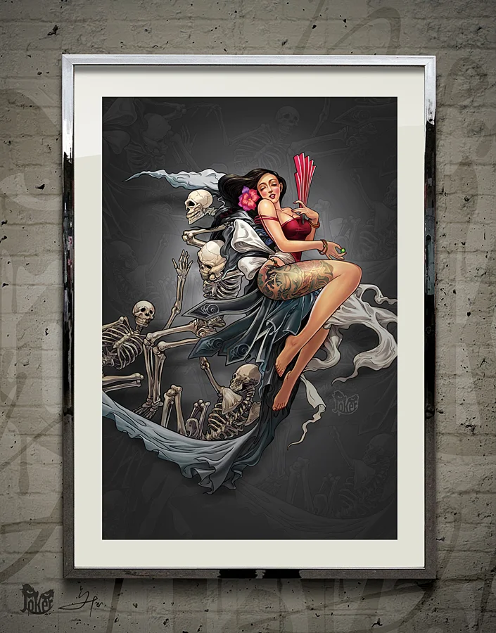 Fine Art Paper Print, Roxanne 