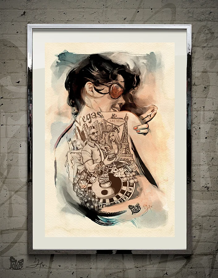 Fine Art Paper Print, Vegas