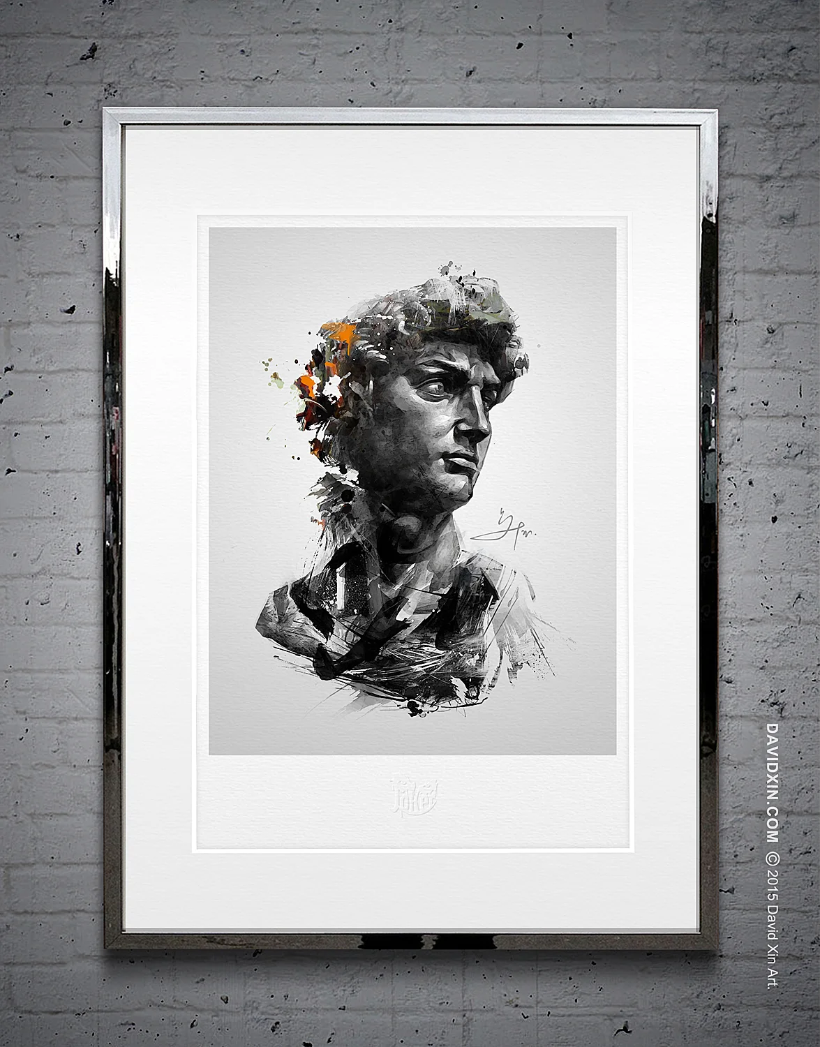 Fine Art Paper Print, Michelangelo's