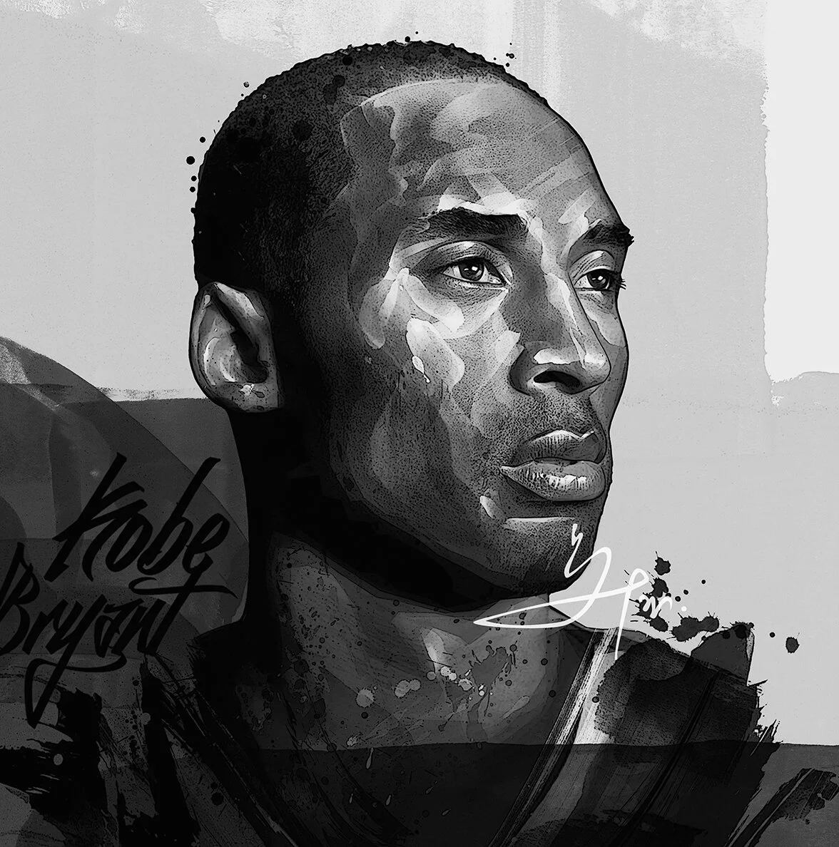 Fine Art Paper Print, Mamba Black