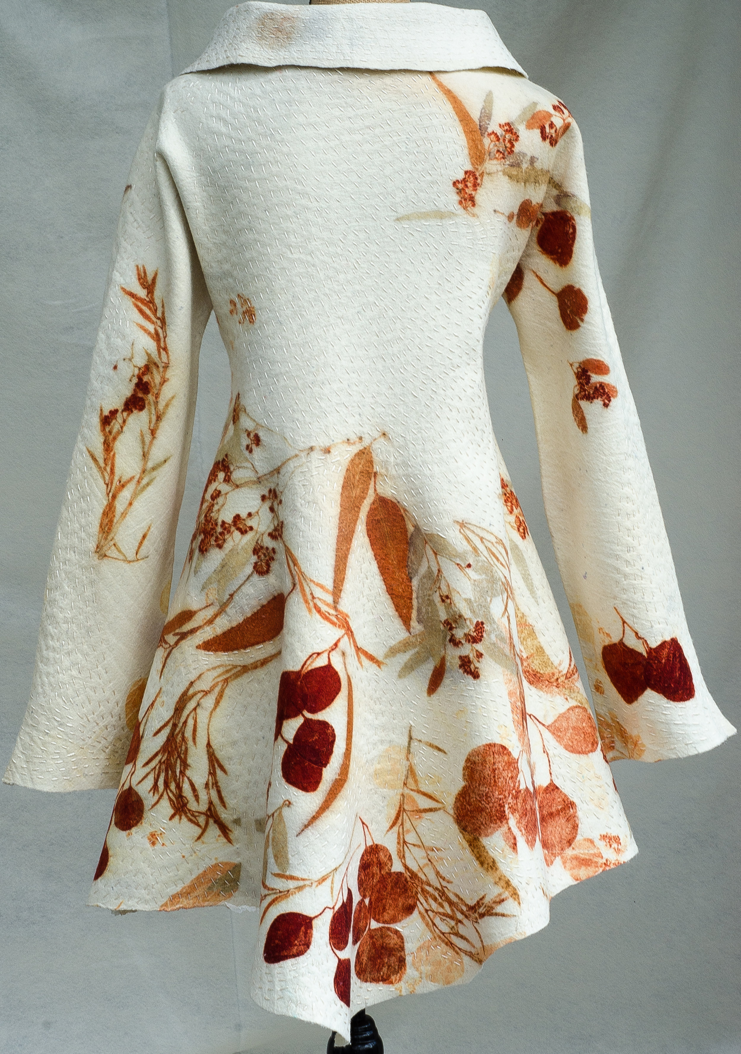 Botanically Inspired Kantha coat