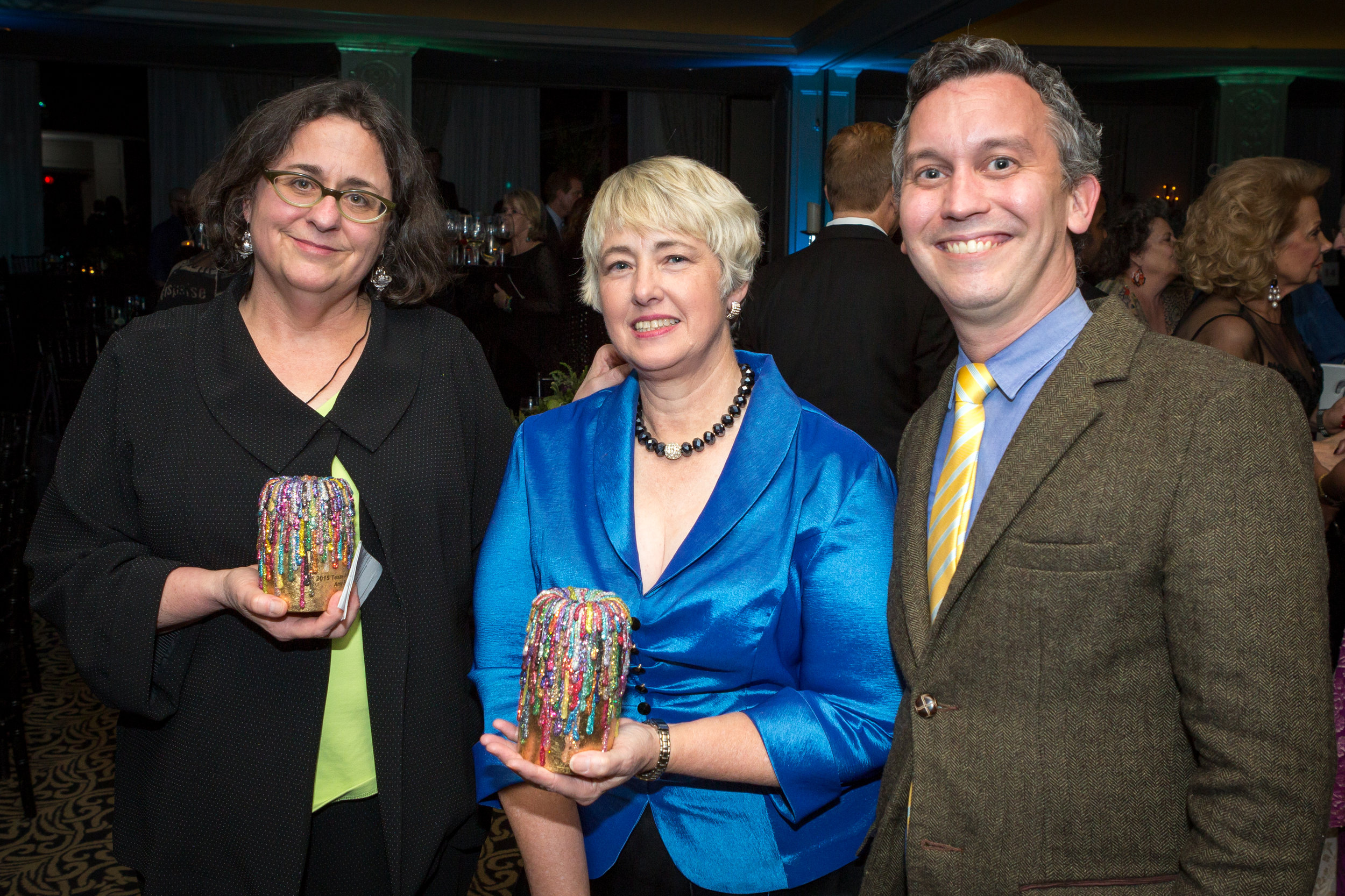 Amy Blakemore-2015 Texas Artist of the Year_The Honorable Mayor Annise Parker-2015 Texas Patron of the Year_Dean Daderko.jpg