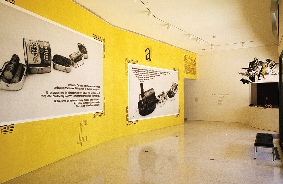  Celia Álvarez Muñoz,  El Límíte , 1991, mixed media installation (exhibition installation, Museum of Contemporary Art San Diego, La Jolla, CA), Loan Courtesy of the Artist 