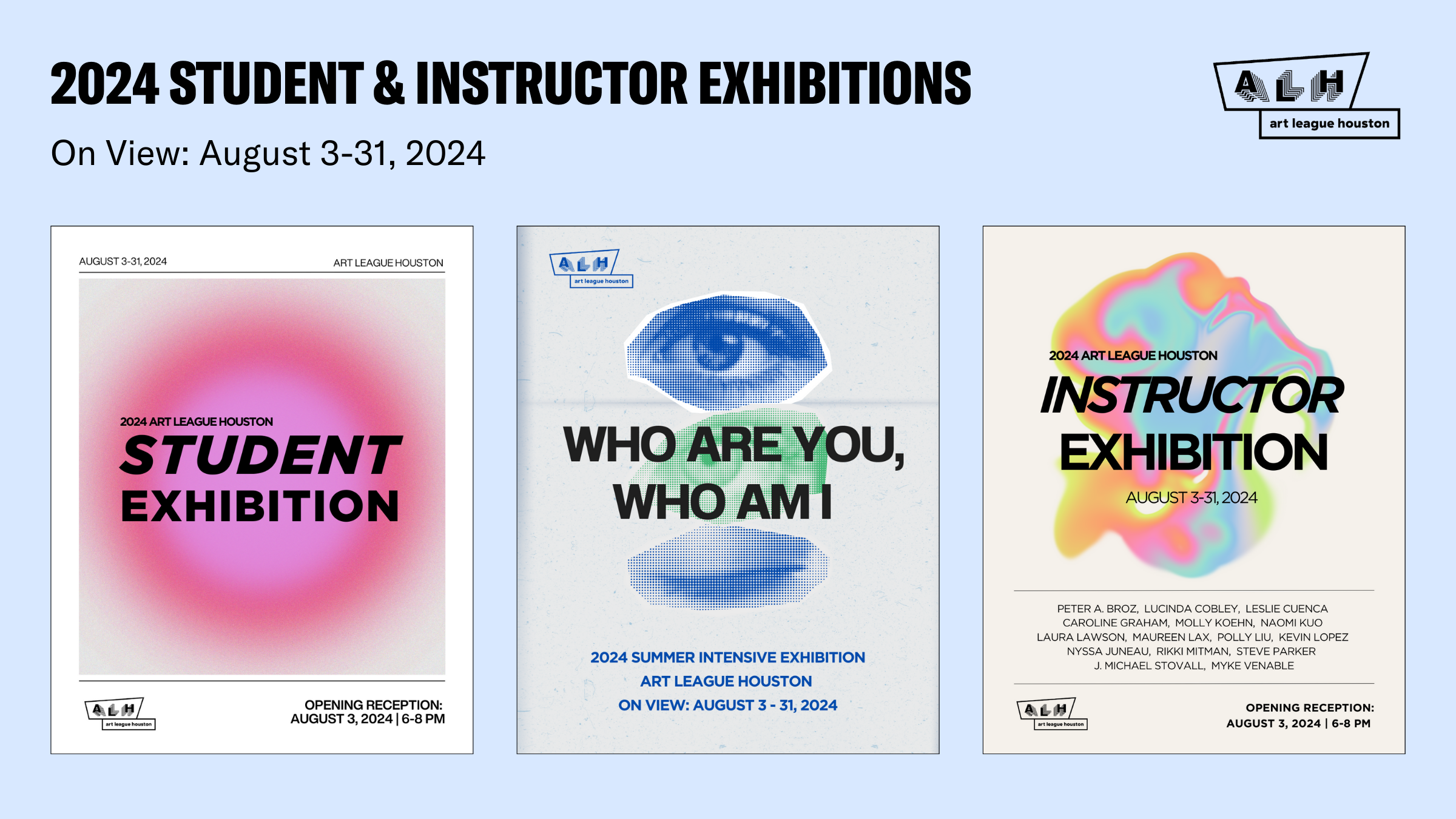 2024 Student &amp; Instructor Exhibitions