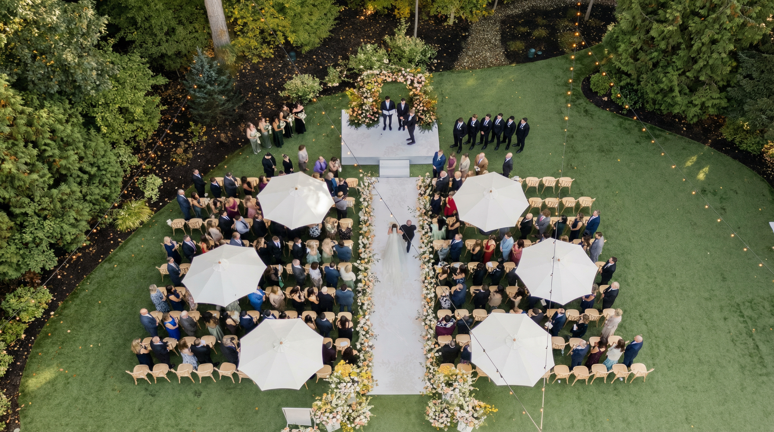 Are There Wedding Videographers in Austin Who Offer Drone Footage?