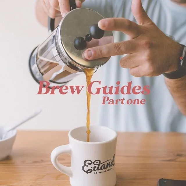BREW GUIDES! We just threw 2 guides on the site to help you make coffee at home. The first two are the v60 Pourover and French Press, but we will be adding more very soon! Check out the new &ldquo;Brew Guide&rdquo; page on our site and follow along ?