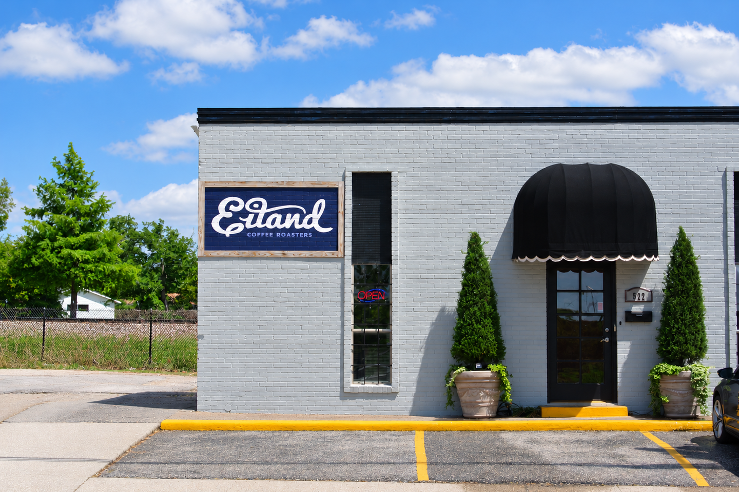 Eiland Coffee Roasters Interurban Location Storefront