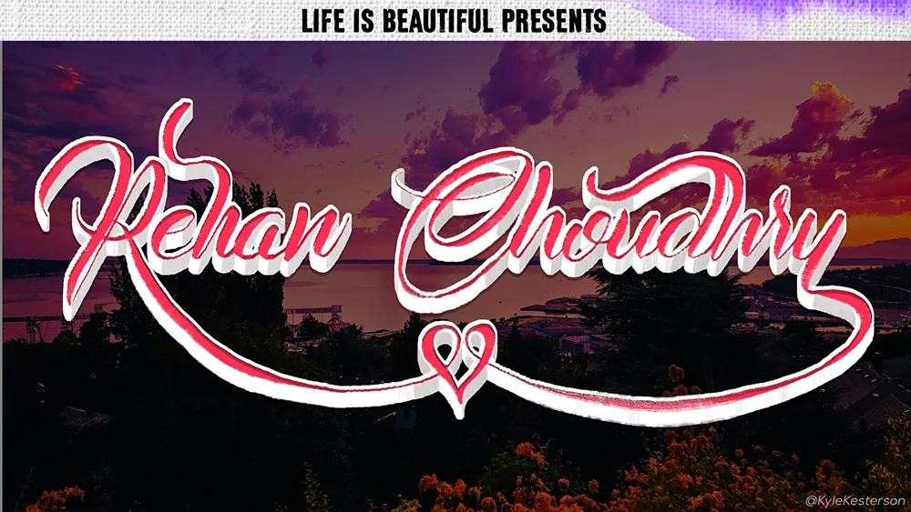 Rehan Choudhry is the Founder of Life is Beautiful. As an avid festival-goer and creative business professional, Choudhry came up with the idea for a music, food, art and learning festival after leaving his high-profile corporate job and looking to explore his passion.