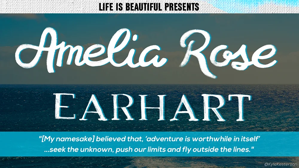 Just this summer Amelia Rose Earhart completed her namesake’s unforgettable 1937 flight around the world.