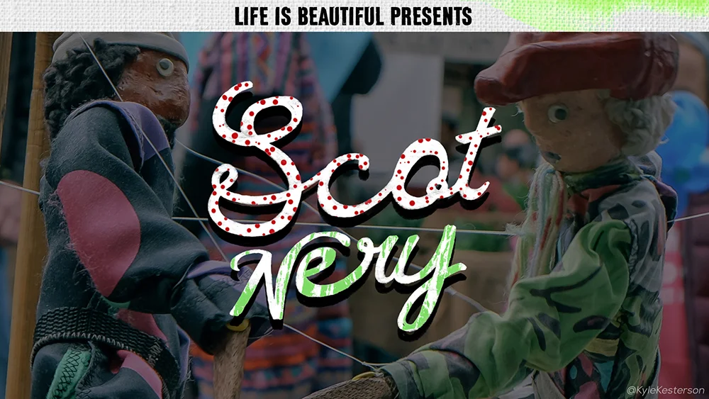 Scot’s career has taken him across the globe, to several TV shows and movies. He charms audiences from New Zealand to New Mexico at outdoor bashes and corporate events with his strange brand of comedy pancake juggling.