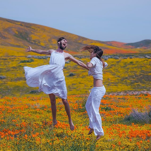 We&rsquo;re alive another day! Let&rsquo;s celebrate! 🌼
***
Note: No flowers were harmed in the making of these photos. All the armchair social media eco-warriors can keep your charged messages to yourself. 
#superbloom #superbloom2019 #nvrtmrw #bra