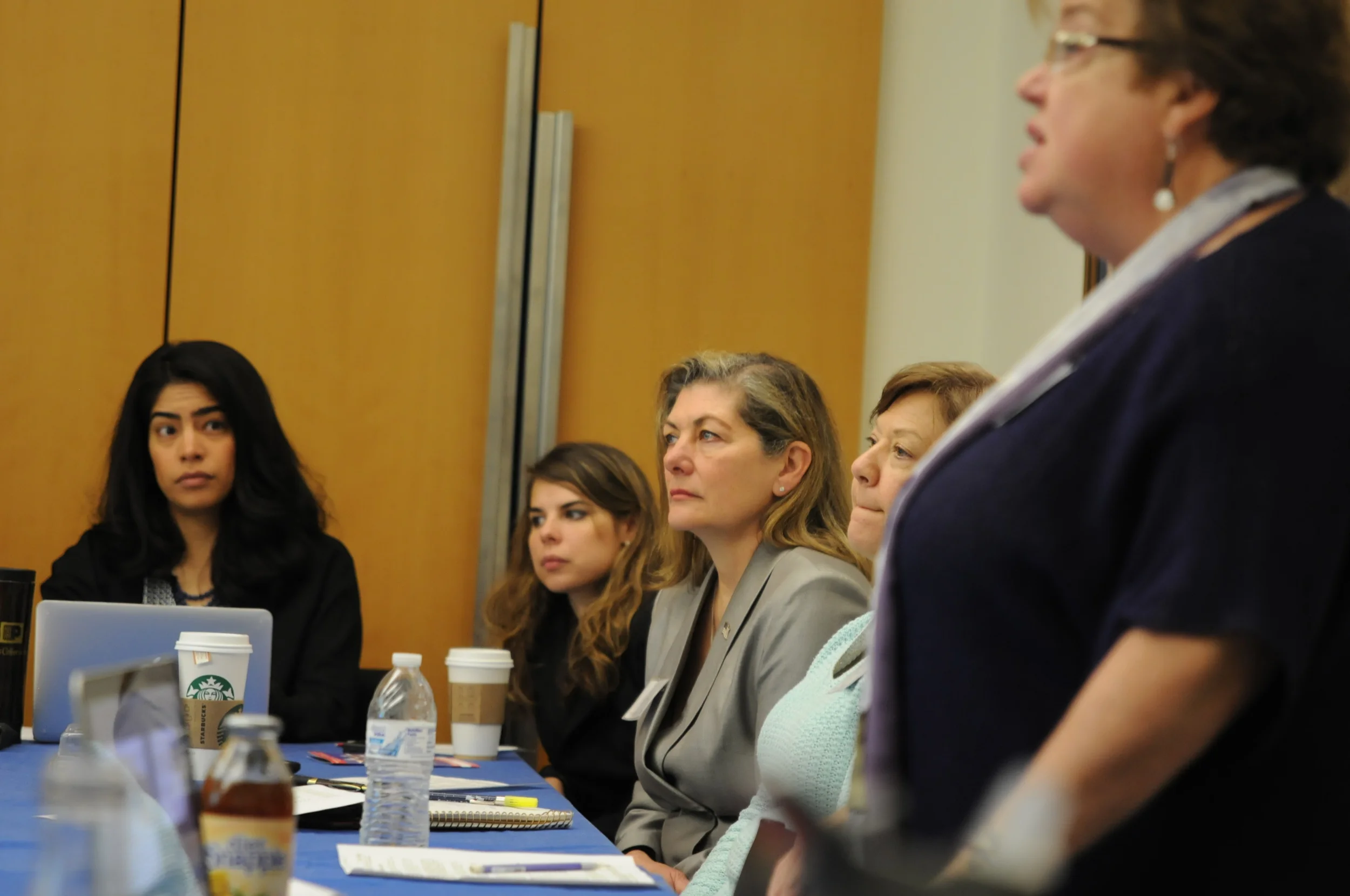 Pollster and women's leadership expert Celinda Lake leads a discussion on women in civic and political leadership