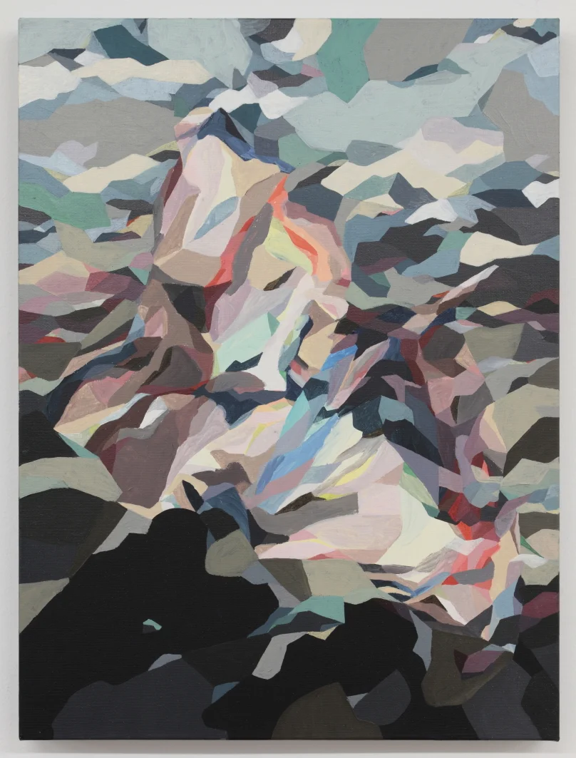  Feeling of sky,&nbsp;2011, Acrylic on linen, 38x51cm, photo by Tim Gresham 