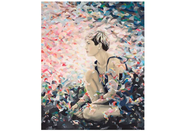   Melody (you’re the only one who saves me) – portrait of Missy Higgins , 2012, acrylic on linen,&nbsp;155 x 125cm 