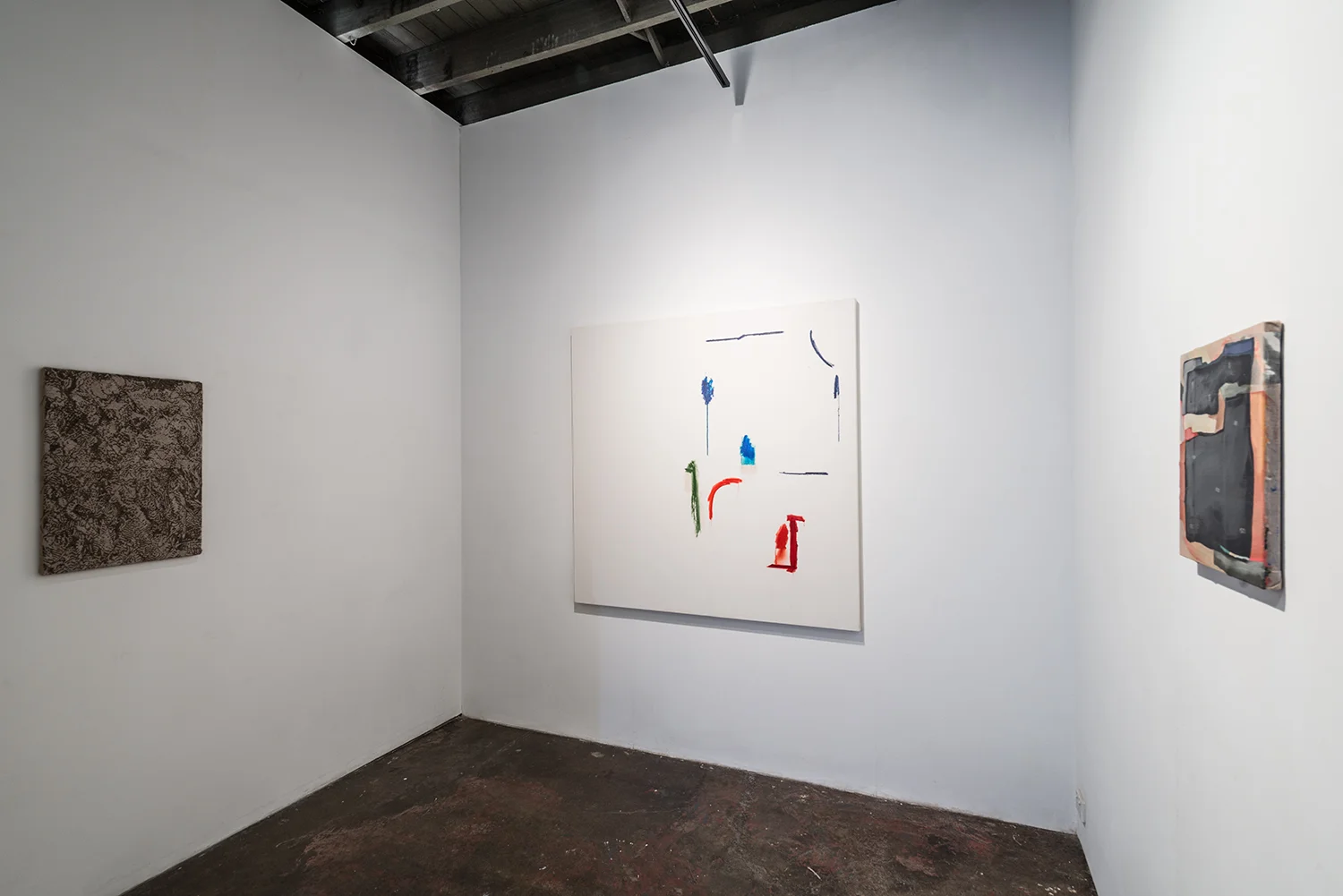  Installation shot, courtesy of Strange Neighbour. Left to right: Samson Martin, Antonia Sellbach, Kate Tucker. 